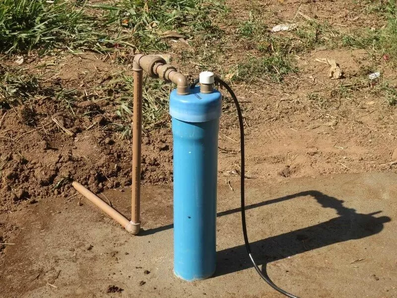 Poço artesiano para irrigação