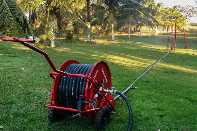 O que é regulável no sistema Irrigat