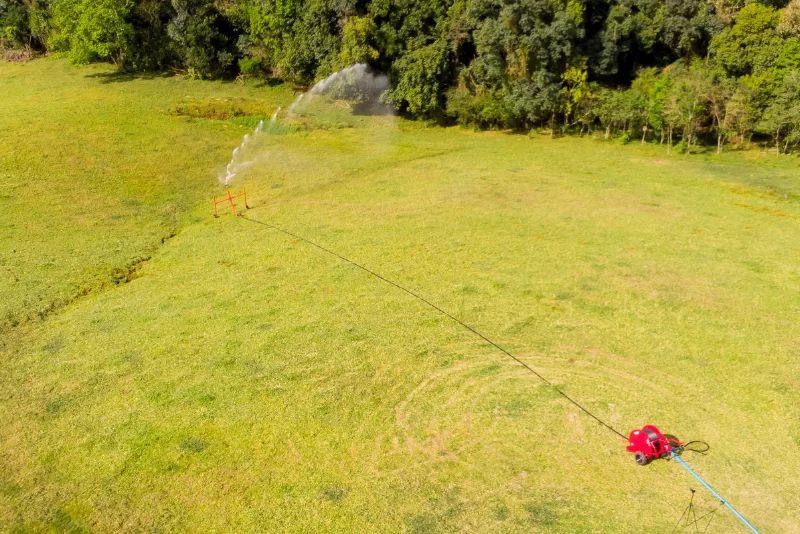 Sistema de irrigação autopropelido: características e vantagens